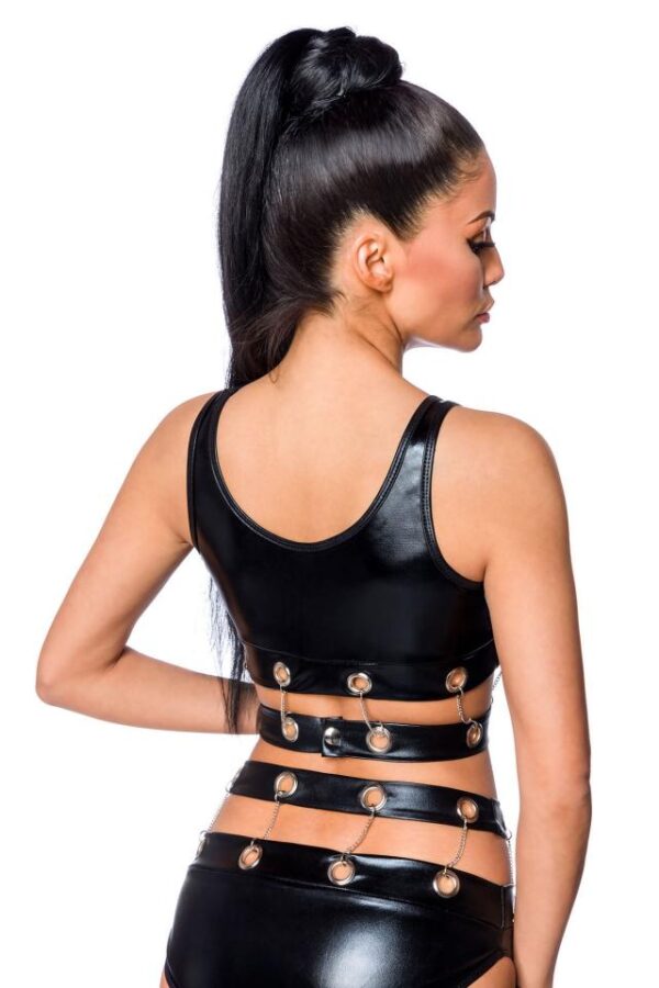 Ensemble Wetlook avec Gantelets - noir - XS-Saresia – Image 3