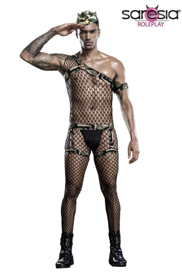 Costume d'armée par Saresia MAN roleplay - noir - SL-Saresia Roleplay