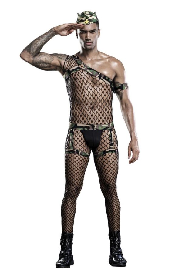 Costume d'armée par Saresia MAN roleplay - noir - SL-Saresia Roleplay – Image 2