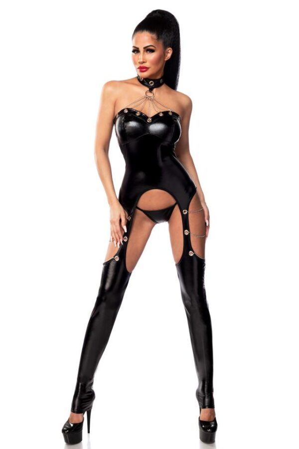 Salopette Wetlook - noir - M-Saresia – Image 2