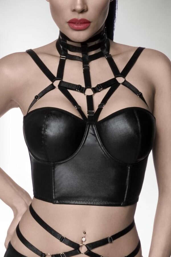 Haut harnais Wetlook - noir - L-Saresia