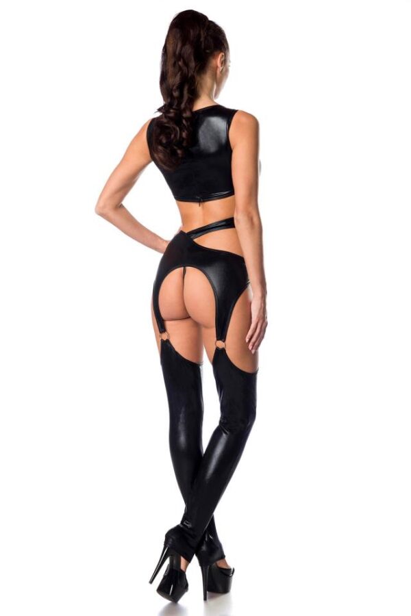 Salopette Wetlook - noir - M-Saresia – Image 3