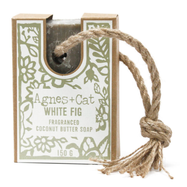 Savon Sur Corde - Figue Blanche- Vendu par 1