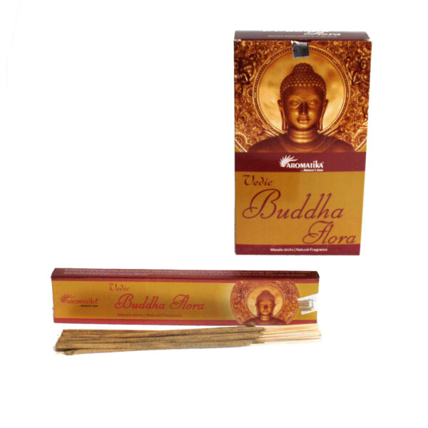Bâtons d'encens védiques - Flore de Bouddha- Vendu par 1 – Image 2