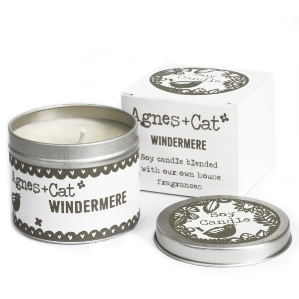 Bougie en étain - Windermere- Vendu par 1