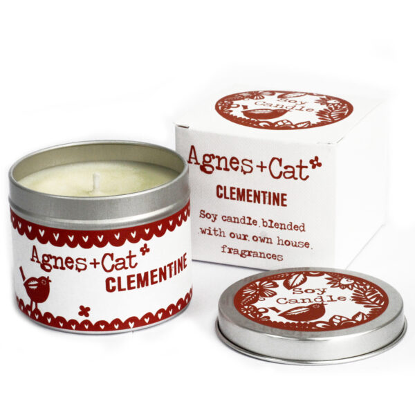 Bougie en étain - Clémentine- Vendu par 1