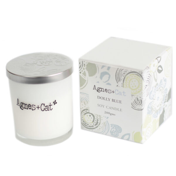 Bougie Votive - Dolly Bleu- Vendu par 1