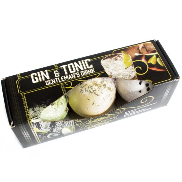 Ensemble de trois bombes de bain Gin & Tonic- Vendu par 1