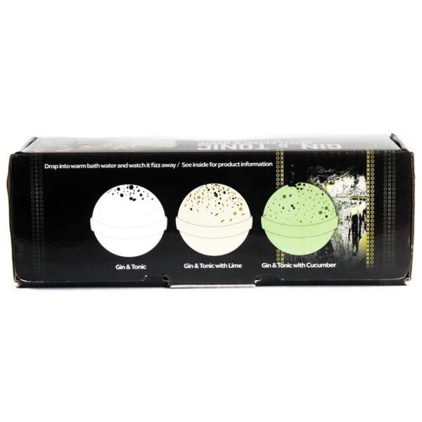 Ensemble de trois bombes de bain Gin & Tonic- Vendu par 1 – Image 2