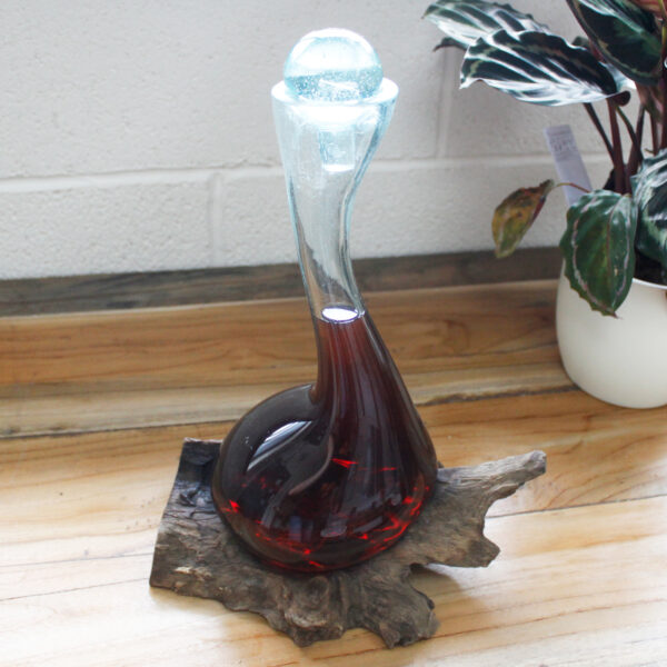 Verre en Pâte sur Bois - Carafe à Vin- Vendu par 1 – Image 4