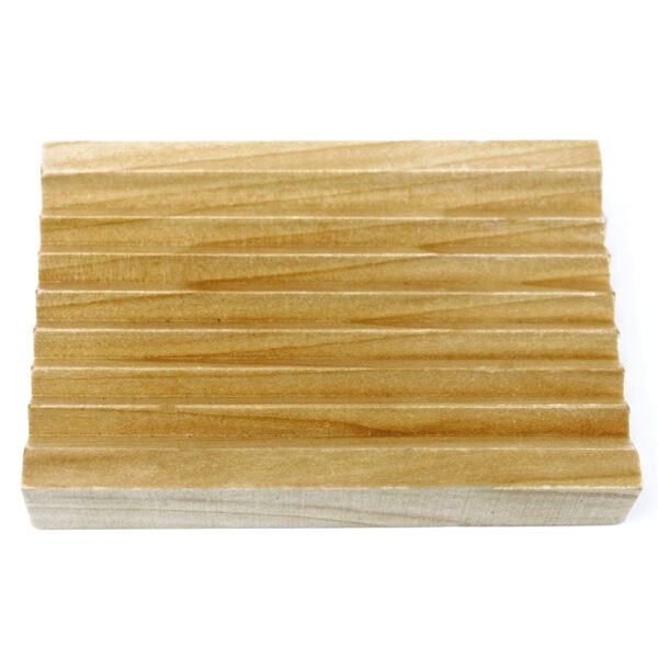 Porte-savon en bois Hemu - Groovy- Vendu par 1 – Image 2
