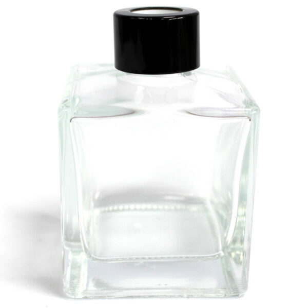 Flacon Carré et Couvercle Diffuseur - 200ml- Vendu par 1