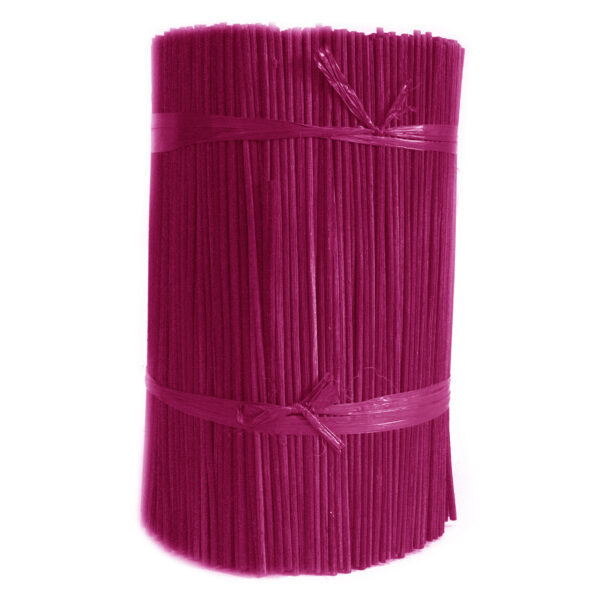 Bâtons de diffuseur de roseaux roses -25 cm x 3 mm - 500 g- Vendu par 1