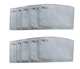 Insert filtrant pour couvre-visage PM2,5 (enfants)- Vendu par 4