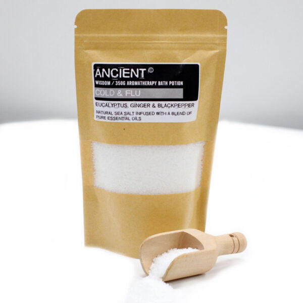 Potion de Bain Aromathérapie en Sachet Kraft 350g - Rhume & Grippe- Vendu par 1 – Image 2