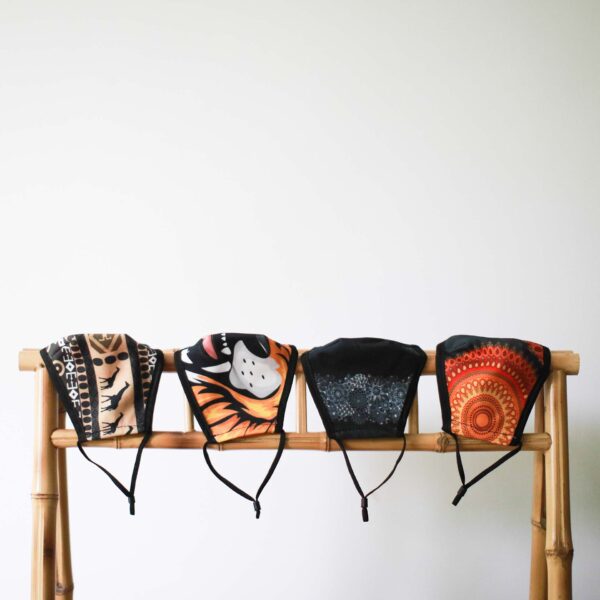 Couvre-visage mode réutilisable - Tigre (Enfants)- Vendu par 1 – Image 2