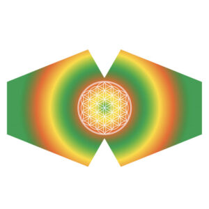 Couvre-visage mode réutilisable - Fleur de vie (Adulte)- Vendu par 1