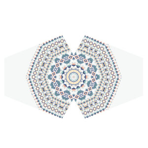 Couvre-visage de mode réutilisable - Tribal aztèque (adulte)- Vendu par 1