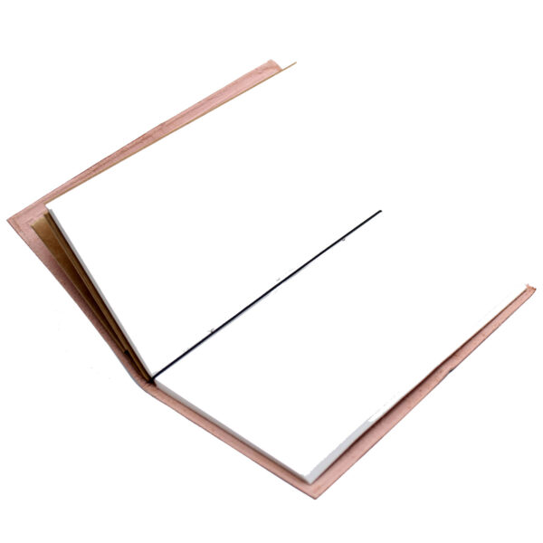 Journal en cuir fait main - Be the Change - Marron (80 pages)- Vendu par 1 – Image 4