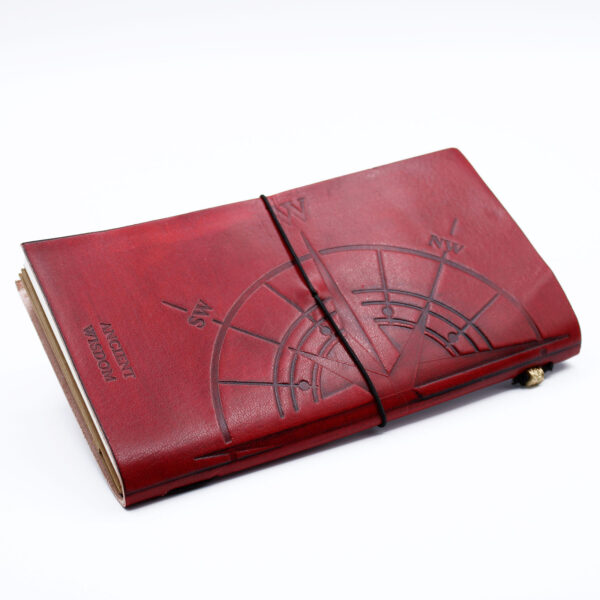 Journal en cuir fait main - Petit livre des grands projets - Rouge (80 pages)- Vendu par 1 – Image 2