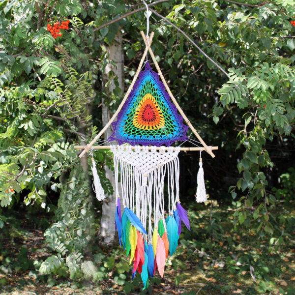 Attrape-rêves Bali - Grande Pyramide Multi- Vendu par 1