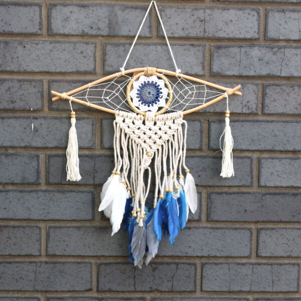 Protection Dream Cather - Sm Macrame Eye Couleurs Assorties- Vendu par 1