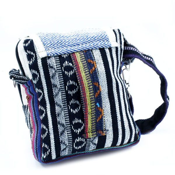 Sac de voyage Body-Cross en chanvre naturel et Jhari- Vendu par 1 – Image 2