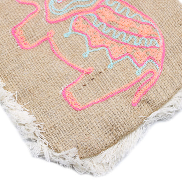 Sac Fab Fringe - Broderie Éléphant- Vendu par 1 – Image 3