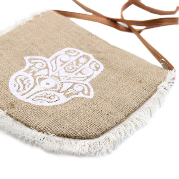 Sac Fab Fringe - Imprimé Hamsa- Vendu par 1 – Image 3