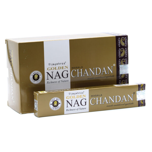 15g Golden Nag - Encens Chandan- Vendu par 1