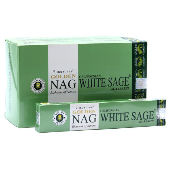 15g Golden Nag - Encens Sauge Blanche- Vendu par 1