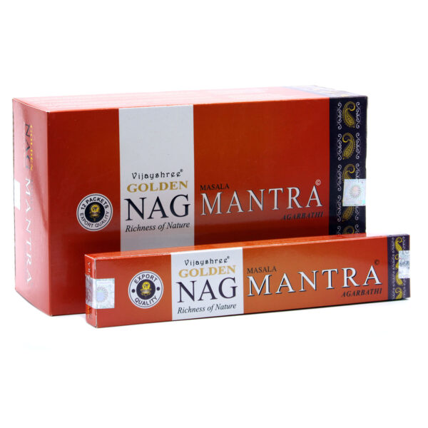 15g Golden Nag - Encens Mantra- Vendu par 1