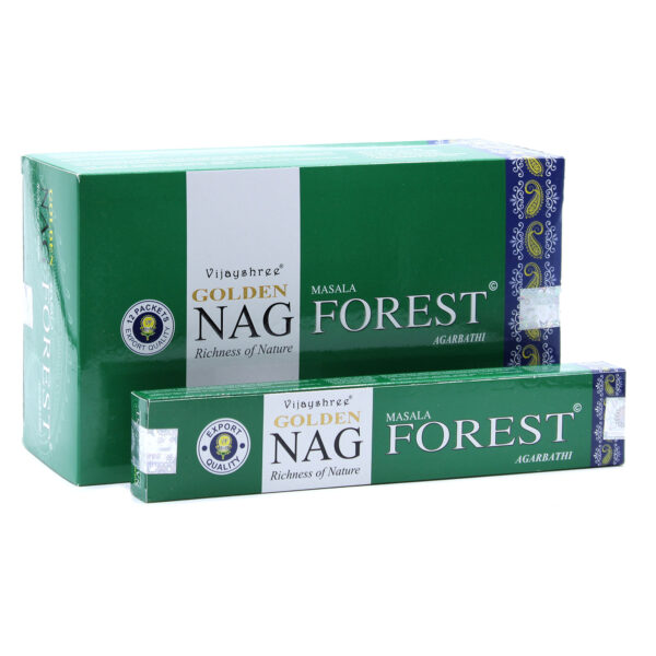 15g Nag Doré - Encens Forestier- Vendu par 1