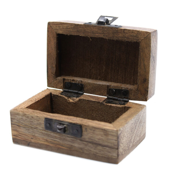 Boîte en bois lavé blanc - Pill Box Slavic Design- Vendu par 1 – Image 3