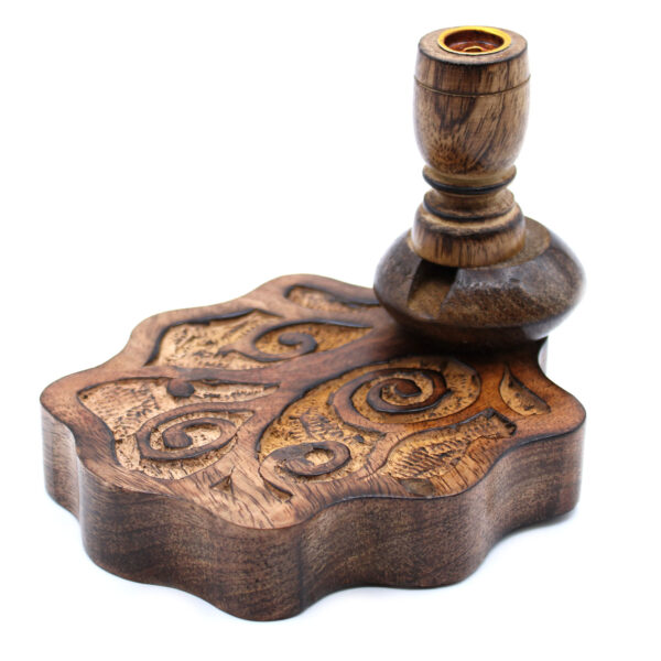 Brûleur à refoulement en bois de manguier Sm - Arbre de vie- Vendu par 1