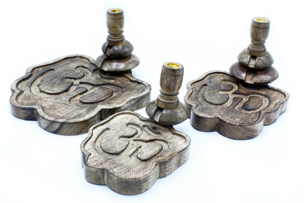 Brûleur à refoulement en bois de manguier Med - Ohm- Vendu par 1 – Image 3