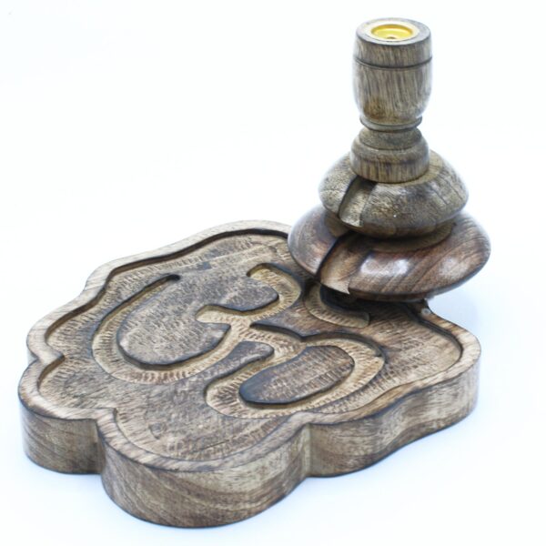 Brûleur à refoulement en bois de manguier Med - Ohm- Vendu par 1