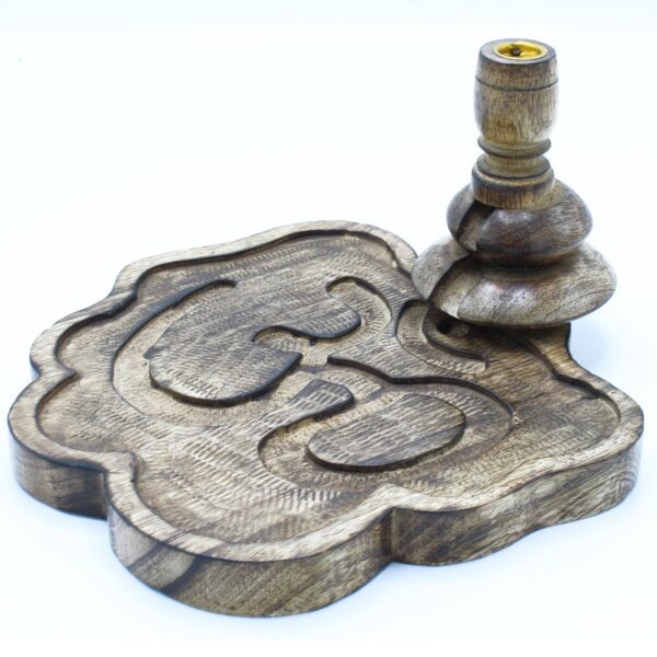 Brûleur à refoulement en bois de manguier - Ohm- Vendu par 1