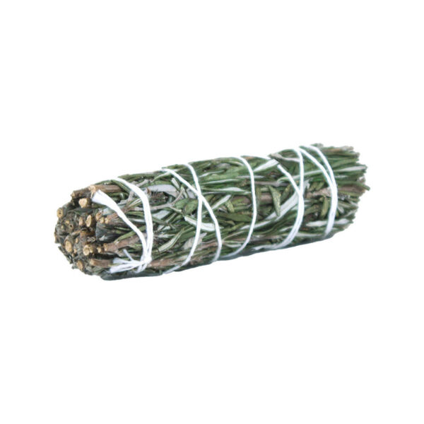 Smudge Stick - Sauge Blanche & Romarin 10cm- Vendu par 1 – Image 2
