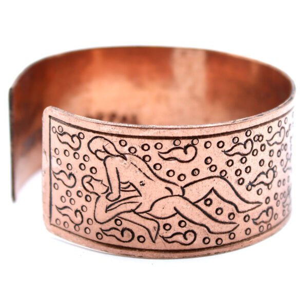 Bracelet Tibétain en Cuivre - Kamasutra- Vendu par 1 – Image 2