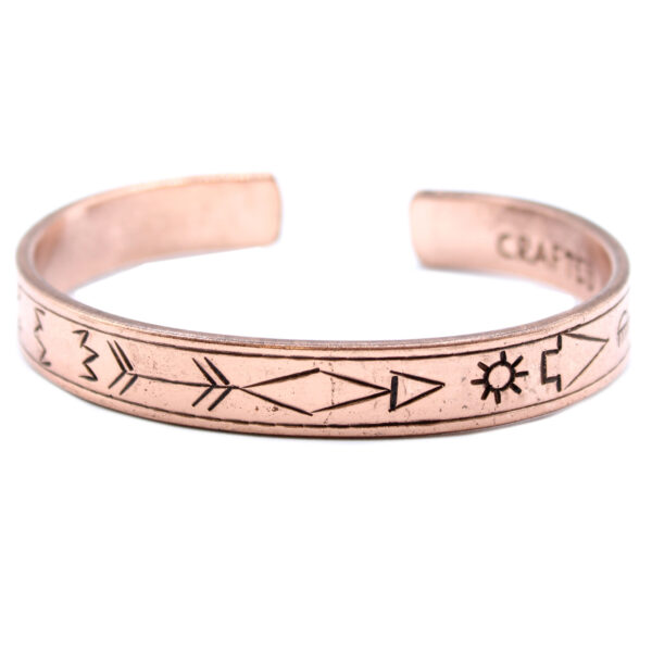 Inspiration bracelet - Cuivre Snrise. Galaxie. Étoiles. Terre- Vendu par 1