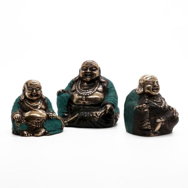 Lot de 3 - Happy Buddha's (tailles assorties)- Vendu par 1