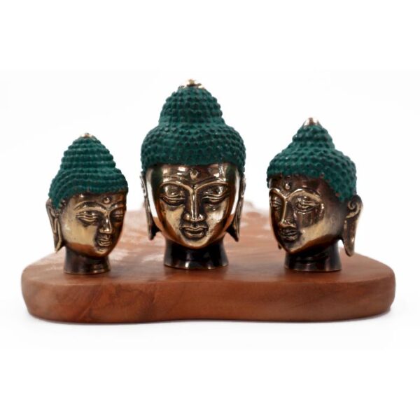 Lot de 3 - Têtes de Bouddha (tailles assorties)- Vendu par 1