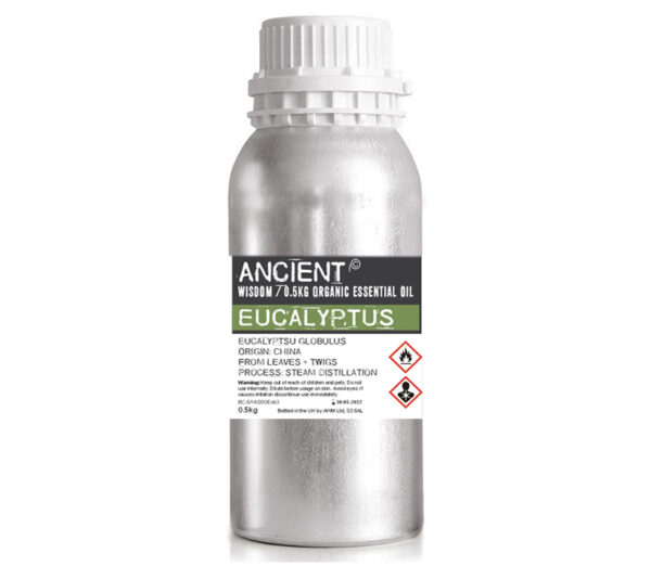 Huile Essentielle d'Eucalyptus Bio 0,5kg- Vendu par 1