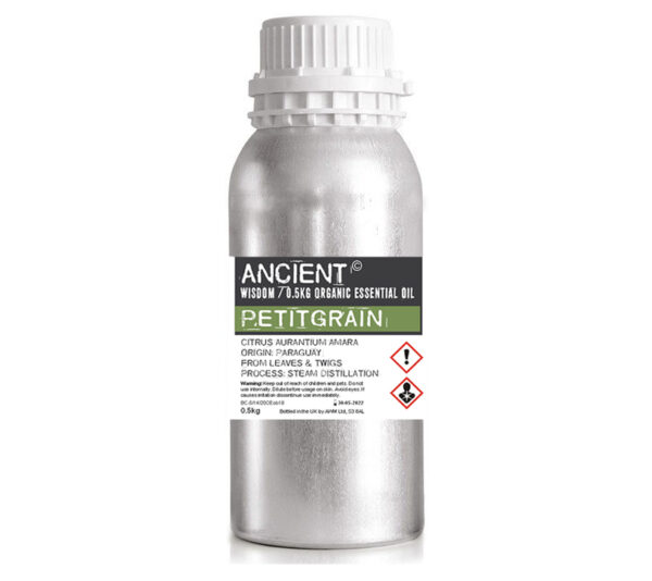 Huile Essentielle Petitgrain Bio 0,5kg- Vendu par 1