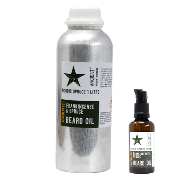 1 Litre d'Huile à Barbe - Épicéa Nordique - Régénérer !- Vendu par 1 – Image 2
