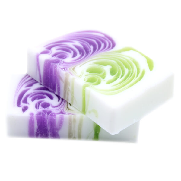 Savon artisanal - Baies de rosée - Tranche 100g- Vendu par 1