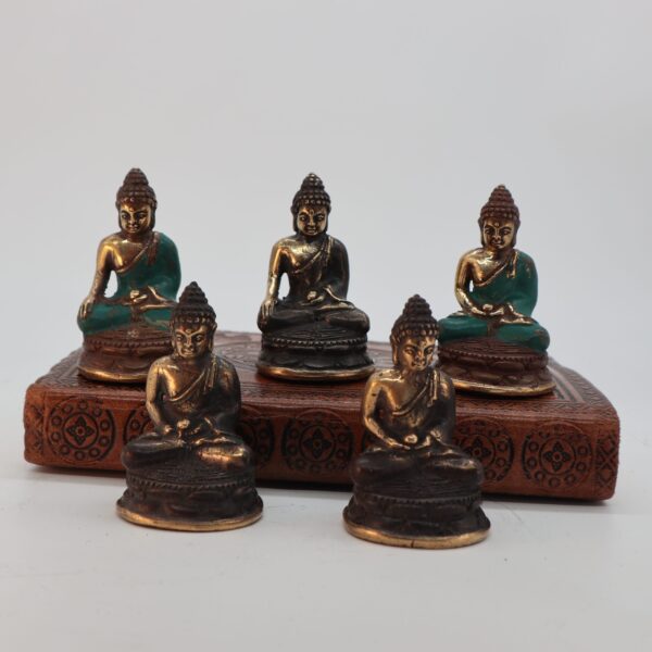 Mini Bouddha assis méditant- Vendu par 1 – Image 2