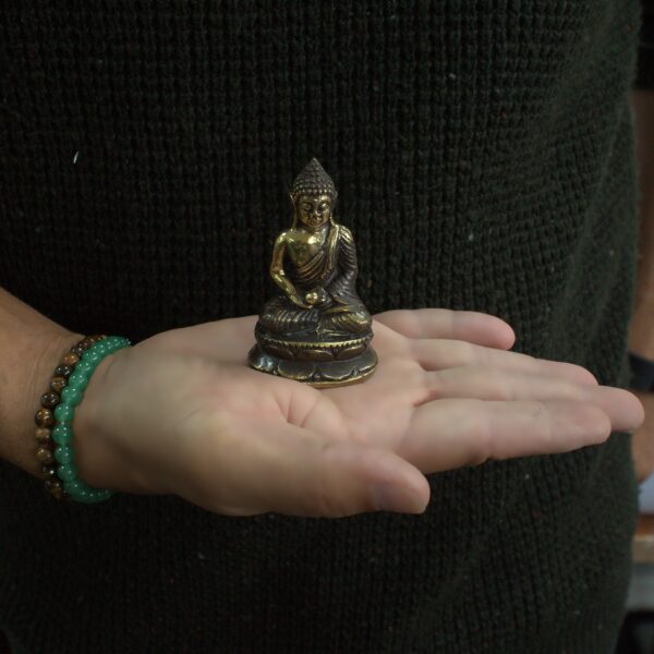Mini Bouddha assis méditant- Vendu par 1 – Image 3