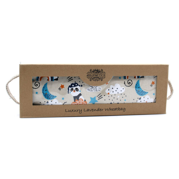 Sac de blé de luxe à la lavande dans une boîte cadeau - Sleepy Panda- Vendu par 1